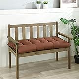 Morbuy Deckchair Auflagen für Gartenliegen, Sonnenliege Kissen Tragbare Garten Innenhof Gepolstertes Bett Relax-Liegestuhl Sitzauflage für Deckchair, Innen, Außen (48 * 150cm,Curry)