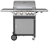 Tepro Gasgrill 'Rockland', anthrazit / edelstahl, 57 x 134 x 115 cm, 3169