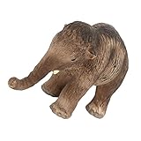 COHEALI Baby Mammut Desktop-Spielzeug Kinderspielzeug Ornament Für Kinder Wolliges Mammut Skulptur Kinder Mammut Spielzeug Simuliertes Mammutmodell Tiermodell Dekoration Mammutform