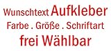 ShirtInStyle Wohnmobil Wunschtext Wunschname Domain Aufkleber SK Folie Autoaufkleber Schriftzug selbst gestalten KFZ Schaufenster