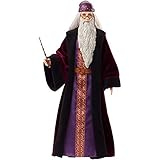 Mattel Harry Potter FYM54 - Professor Dumbledore Sammlerpuppe (ca. 29 cm) mit Hogwarts-Kleidung und Zauberstab, Spielzeug ab 6 Jahren