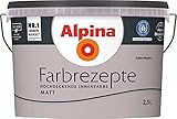 Alpina Wandfarbe, Farbrezepte 2,5 Liter Edles Mauve Matt, hochdeckende Farbe