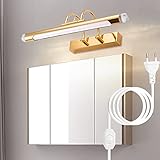 LED-Spiegelleuchte, IP44, Spiegel-Frontbeleuchtung mit Stecker und Kabel, Badezimmer-Schrankleuchte, 4000 K, neutrales Licht, Spiegel-Wandlampe, Make-up für Toilette, Küche, Waschtisch, Schlafzimmer,