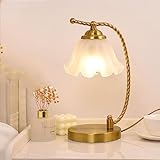 HYQHYX pilzlampen mushroom lampRomantisches Blumen-Nachtlicht, dreifarbige, lichtwechselnde, energiesparende LED-Schreibtischlampe, geeignet für Schlafzimmer, Nachttisch, Büro(Color:1,Size:)