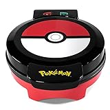 Uncanny Brands - Pokemon Pokeball Maschine zum Erstellen Ihrer Waffeln mit dem Poke Ball - Europäischer Stecker - Typ C (WM1-POK-PK1-EU) - Geschenk Friki - Küche