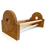 Schallplattenständer CD-Schallplattenhalter, CD-Regal aus Holz, Aufbewahrung von Schallplatten, Tisch-CD-Ausstellungsständer, Album-Aufbewahrungsregal, for bis zu 30 Alben oder CDs Schallplatten Aufbe
