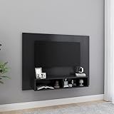 Home Furniture TV-Schrank, Grau, 120 x 23,5 x 90 cm