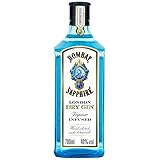 Bombay Sapphire Distilled Premium London Dry Gin, per Dampfinfusion hergestellt mit 10 erlesenen exotischen Botanicals, ideal für die Hausbar und als Geschenk ab 18, 40% Vol., 70 cl/700 ml