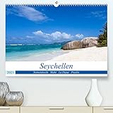 Seychellen. Sonneninseln - Mahé, La Digue, Praslin (Premium, hochwertiger DIN A2 Wandkalender 2023, Kunstdruck in Hochglanz)