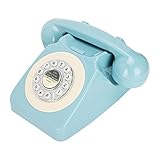 1 Heimtelefon Im Europäischen Stil, RetroTelephone Vintage Desktop-Festnetztelefon, Multifunktionales Schreibtischtelefon für Feiertagsfeiern, Geburtstage und Bastelarbeiten Zum Valentinstag