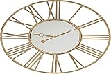 Kare Design Wanduhr Giant, Gold Ø120cm, 120x120x7cm