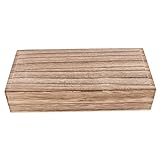 TOPBATHY 1 Stück Vintage Verpackung Box Ring Geschenkbox Land Ohrringe Holzständer Schmuck Geschenkboxen Schmuckorganisator Für Halsketten Holzkiste Holzschmuckbehälter Schmuckhalter Klein