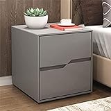 Minimalistischer moderner Nachttisch aus massivem Holz, minimalistischer moderner Lack, Schlafzimmer, Wohnzimmer, Nachttisch, Mini-Schließfach, multifunktionaler Aufbewahrungsschrank Decoration