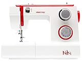 VERITAS Niki - Mechanische Nähmaschine mit starkem Motor für Anfänger, Fortgeschrittene & Profis; 23 Stichprogramme, Freiarm und LED-Näh-Licht