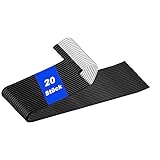 Hosenbügel Metall 35 cm, Rockbügel, Kleiderbügel Hosen Röcke Platzsparend mit Offenen Enden und rutschfest Beschichtung (20 Stück)