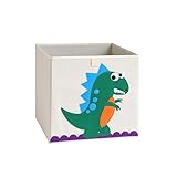 MUOOAY Aufbewahrungsbox Kinder, Spielzeugbox mit Tiermotiven für Kinderzimmer, Faltbox Aufbewahrungskorb Kinder Spielzeug für Würfelregale, Niedliche Spielzeugkiste zur Aufbewahrung im Kallax Regal