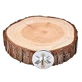 Sysdisen Sitzstangen für Vogelkäfige - Logs Board Sittiche aus Holz für Käfig,Vogelkäfigständer, Kleintierspielzeug für Eichhörnchen, Rennmaus, Papagei, Haustier-Hamsterkäfig-Zubehör