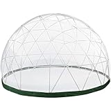 UPIKIT 3,6 m große Gartenkuppel-Blasenzeltkuppel, transparente TPU-Abdeckung (nur transparente Abdeckung ohne Zeltrahmen), wasserdichtes Gartenkuppelhaus, geeignet für Terrassen und Essbereiche