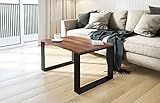 AKKE Außergewöhnlicher Couchtisch Beistelltisch für Wohnzimmer | Kaffee Tee Wohnzimmertisch Tisch | Coffee Table | Zimmer Schlafzimmer Möbel | Deko Modern Burgund 50 x 50 x 55