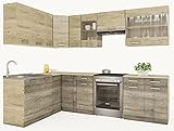 NJDT L-Form 270x170 Küchenzeile Küchenblock Winkelküche
