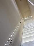 JYHHCYS Geländerspindeln 3 3,6 2 2,4 1,6 M Treppengeländer-Set Transparente Blase, Robuster, 5 cm Breiter, Runder Haltegriff Zur Wandmontage, Im Büro Zu Hause (Size : 2.6m(8.5ft))