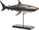 Kare 30380 Design Deko Figur Shark Base, 38,5x59x24cm, Blau