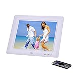 Andoer® 8'' HD TFT LCD Digitalen Bilderrahmen Fotorahmen Wecker MP3 MP4 Video Player mit Entfernten Desktop