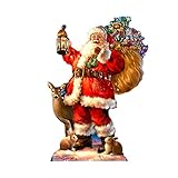 FKc419 Weihnachtskopf, Metall, Wand und Dekoration, Hirschgeweih