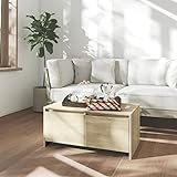ZQQLVOO Couchtisch Sonoma-Eiche 90x50x41,5 cm Holzwerkstoff, Sofatisch, Sofa Beistelltisch, Kaffeetisch für Kaffee und Laptop, Couch Tisch Sofa für Wohnzimme, Betttisch für Schlafzimmer