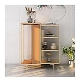 TOMYEUS Kommoden & Sideboards Esszimmer Möbel Sideboard Essnetz Schrank Dekoration Schrank Wohnzimmer Glas Schrank Veranda Schrank Haushaltswand Schließfächer Beistellschrank (Color : B2)