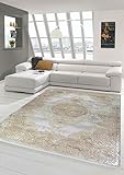 Merinos Hochwertiger Orientteppich mit klassischen Ornamenten in Beige Größe 200 x 290 cm