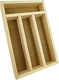 Besteckkasten / Besteck-Organizer aus Holz / Besteck-Organizer / Besteck-Aufbewahrung aus Holz 31 cm x 20 cm x 4 cm