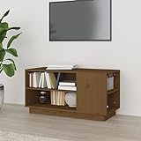 TALCUS Möbel mit TV-Schrank, Honigbraun, 80 x 35 x 40,5 cm