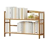 Bücherregal Bücherregale Einfaches Bücherregal, Bücher, Kleinigkeiten, Aufbewahrungsregal, Zweistöckige Bodenblätter, Bücherregal, Dekoration, Bücherregal Bücherschrank (Size : 90cm)