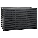 Aufbewahrungsbox Für Den Garten, Aufbewahrungsbox Für Den Außenbereich, Geeignet Für Gärten, Höfe, Balkone, Möbel, Aluminium, 150 X 100 X 100 cm, Anthrazit (150 X 100 X 100 cm)