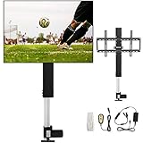 VEVR TV-Ständer für 28-32 Zoll LCD-LED-Plasmafernseher, Automatischer TV-Ständer, Aufzug für Fernseher, TV Lift Halterung 77-127 cm, Höhenverstellbar & Stabil Max. 60 kg