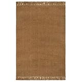 vidaXL Teppich mit Fransen 200x300 cm Jute