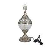 HYQHYX tischlampe grün Ice Crack Nachttischlampe, Retro-Merkmale, künstlerischer Wert, geeignet für Schlafzimmer, Arbeitszimmer, Büro, Hotel, Restaurant(Color:1,Size:)