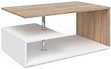 Vicco Couchtisch Guillermo Wohnzimmertisch Beistelltisch Holztisch Kaffeetisch 90 x 50 cm