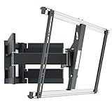Vogel's THIN 550 Ultrastarke schwenkbare TV-Wandhalterung für große (40-100 Zoll) oder schwere (max. 70 kg) Fernseher, Schwenkbar bis zu 120°, Neigbar, max. VESA 600 x 400, TÜV-zertifiziert