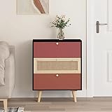 Tidyard Sideboard mit Schubladen Aufbewahrungsschrank Lagerschrank Kommode Highboard Mehrzweckschrank Standschrank Beistellschrank Schrank, 60x30x75 cm Holzwerkstoff