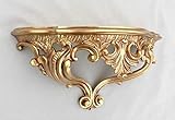 Artissimo Barock Wandkonsole, Konsole, Antik Wandregal, Spiegelkonsole Cp 67Gold