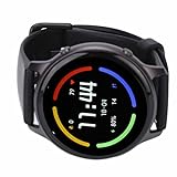 NOGRAX Health Monitor Watch 1.28 Inch Screen Smart Wristwatch Silicone Band Heart Rate Measurement Simple for Daily Wear Uhr