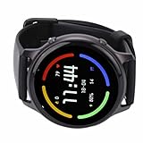 NOGRAX Health Monitor Watch 1.28 Inch Screen Smart Wristwatch Silicone Band Heart Rate Measurement Simple for Daily Wear Uhr