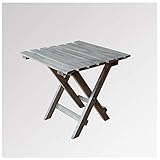 ZHIVIQ Massivholz-Couchtisch, Blumenständer, Klappstuhl, runder Tisch, Retro-Gartenmöbel im Used-Look(Color:B)