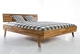 Holzwerk Massivholzbett Milano Doppelbett Bett Massiv Wildeiche NEU OVP (200x200)