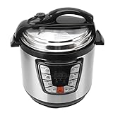 6L Schnellkochtopf 220V Multifunktionaler Smart Slow Cooker mit Großer Kapazität Reiskocher Joghurt Mak, Elektrischer Reiskocher, Intelligenter Elektrischer Slow Cooker