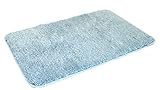 Kinzler J-10008/16 hellblau Badematte, Mikrofaser, 80x150 cm