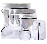 Rooxs Profi Wäschesack (7er Set) Wäschenetz für Waschmaschine und Trockner