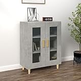 TALCUS Möbel mit Sideboard Beton grau 69,5x34x90 cm Engineered Holz